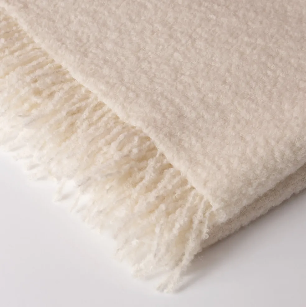 Best Alpaca Snow Throw 130 x 180cm Cushion Covers & Pads