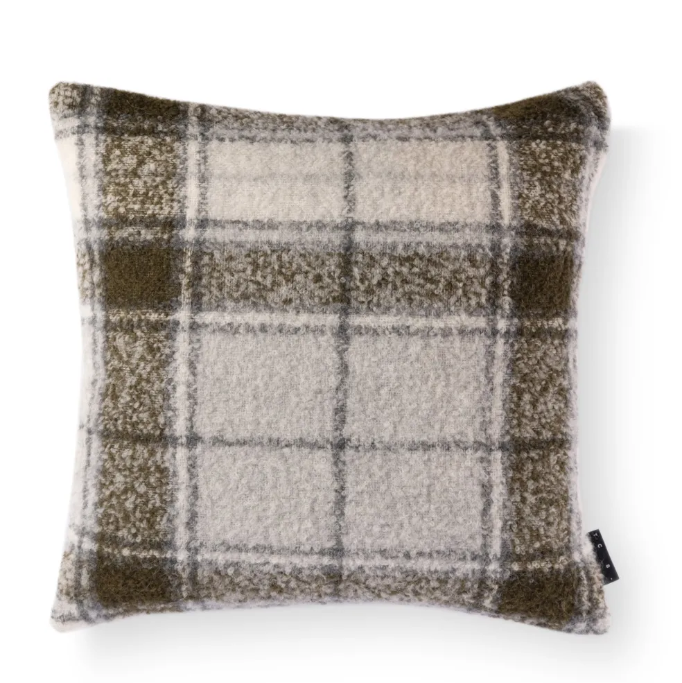 Cheap Alpaca Tartan Cushion Cover 50 x 50cm Cushion Covers & Pads | Get It In Time For Christmas
