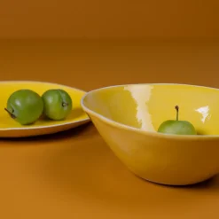 New Brights Side Plate Yellow Bowls & Plates | Table Settings