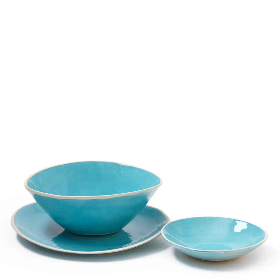 Hot Brights Small Dish Turquoise 14cm Bowls & Plates | Table Settings