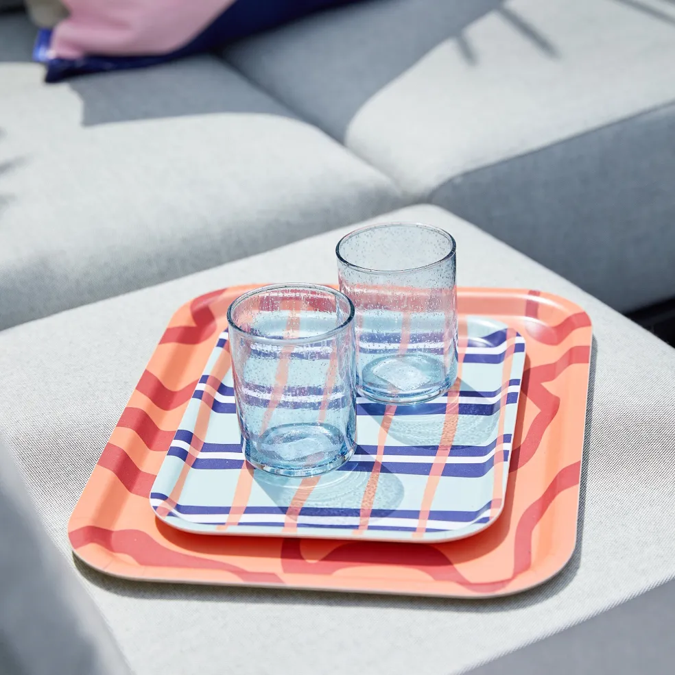 Shop Bubble Tumbler Blue Glassware