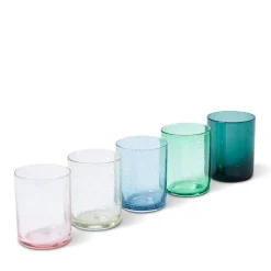 New Bubble Tumbler Pink Glassware