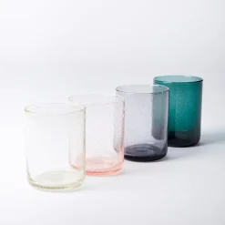 New Bubble Tumbler Pink Glassware