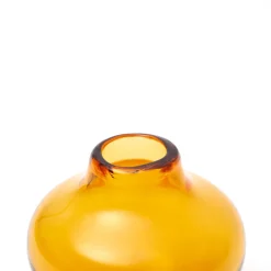 Cheap Bud Vase Fluted Amber 10cm Vases | Gifts For Home