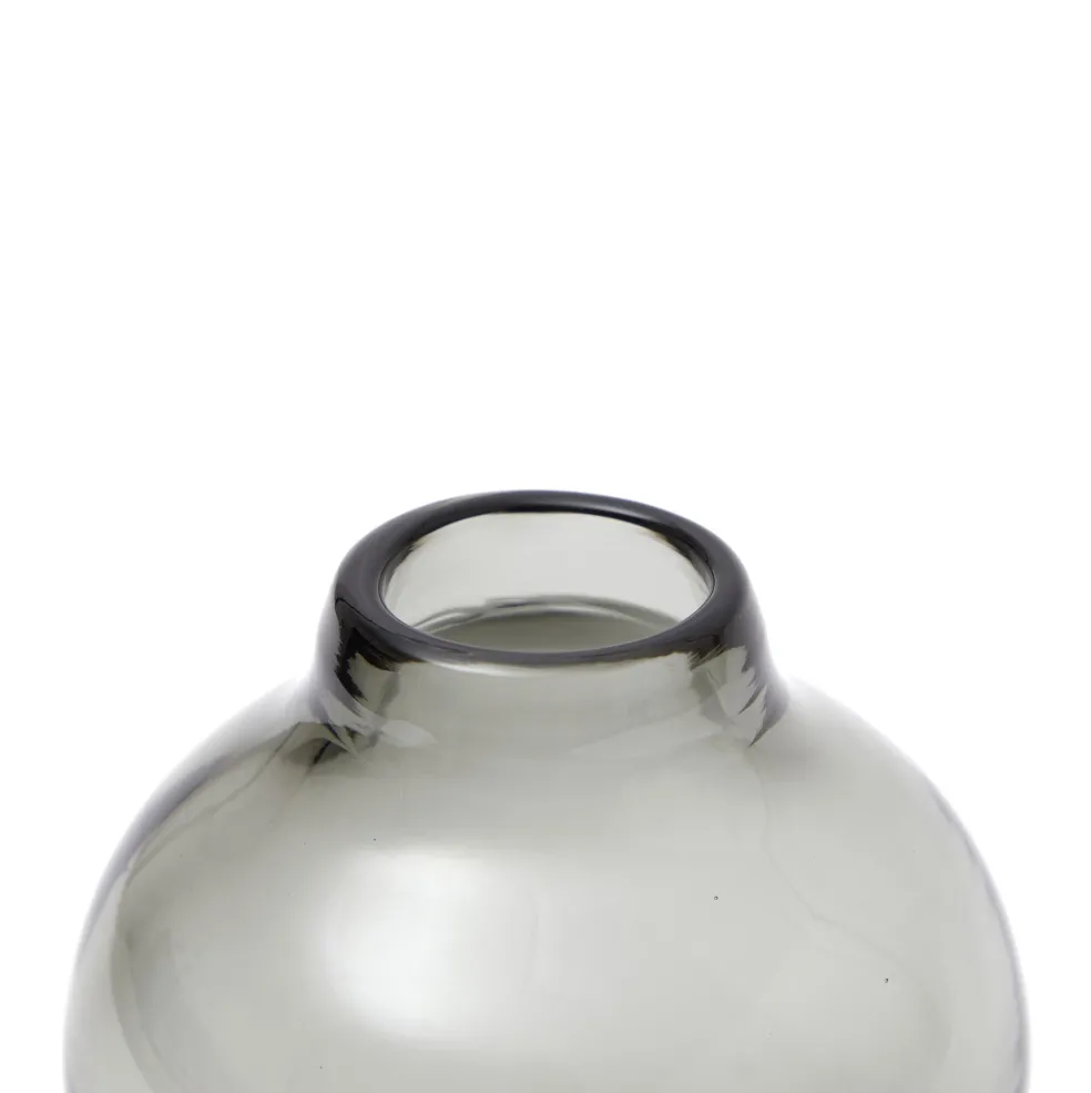 Cheap Bud Vase Fluted Smoke 13cm Vases | Gifts For Home