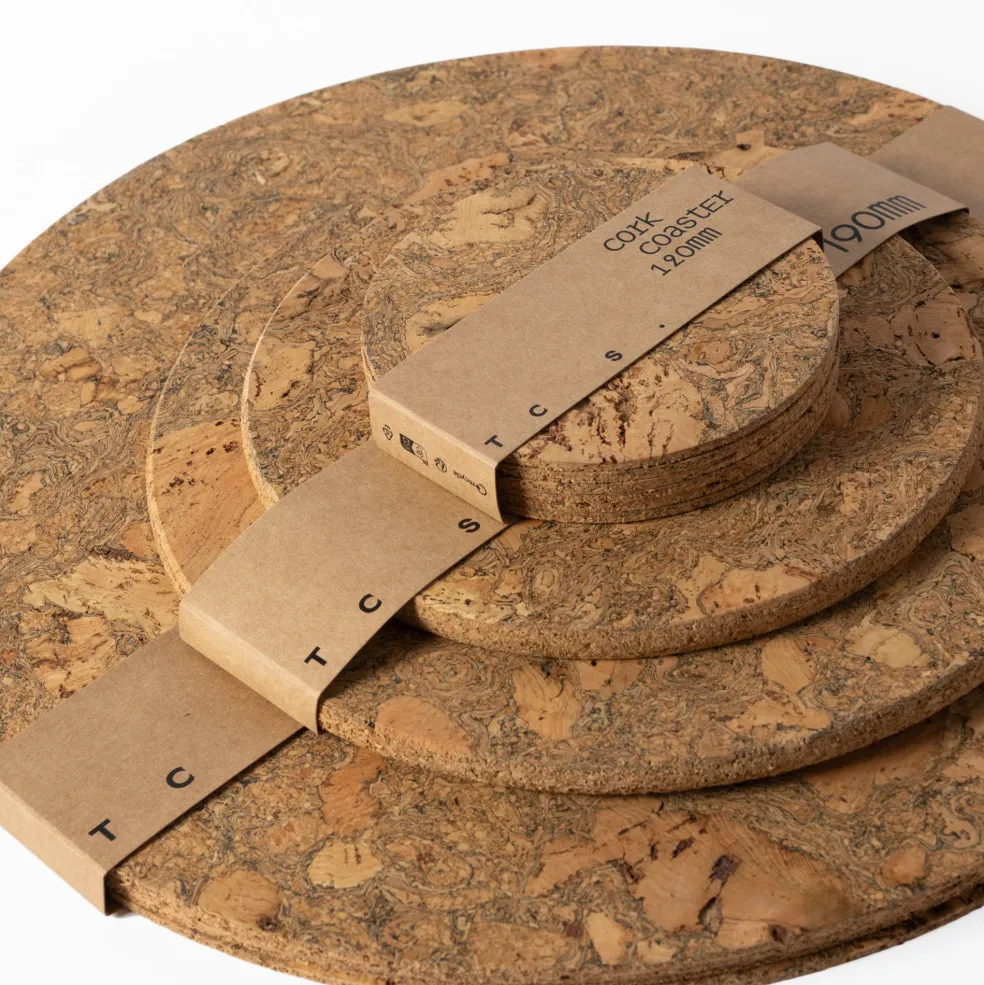 Cheap Cork Round Coaster 12cm (Set of 6) Placemats & Coasters | Table Settings