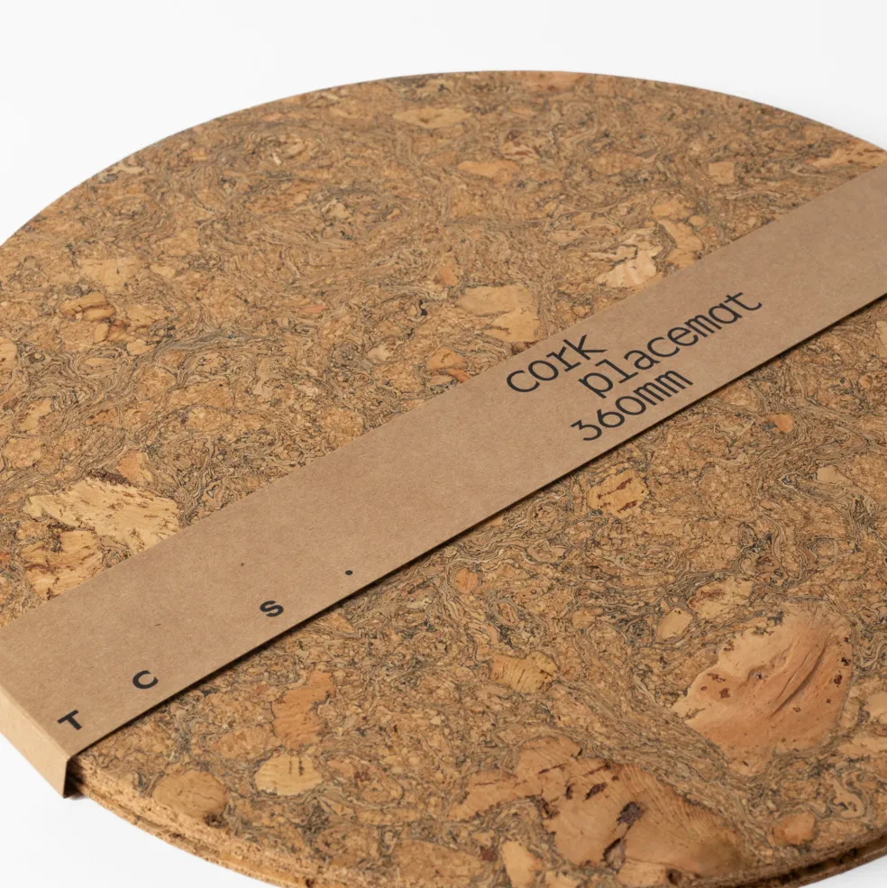 Cheap Cork Round Placemat 36cm (Set of 4) Placemats & Coasters | Table Settings