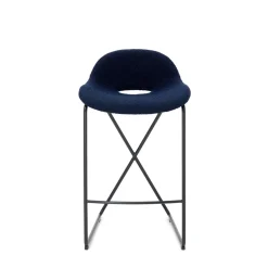 Best Cross Leg Counter Stool Riso Boucle Midnight In Stock | Chairs, Stools & Benches
