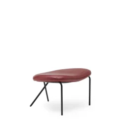 Online Cross Leg Ottoman Tosca Leather Oxblood Chairs, Stools & Benches