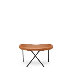 Online Cross Leg Ottoman Tosca Leather Cognac Chairs, Stools & Benches
