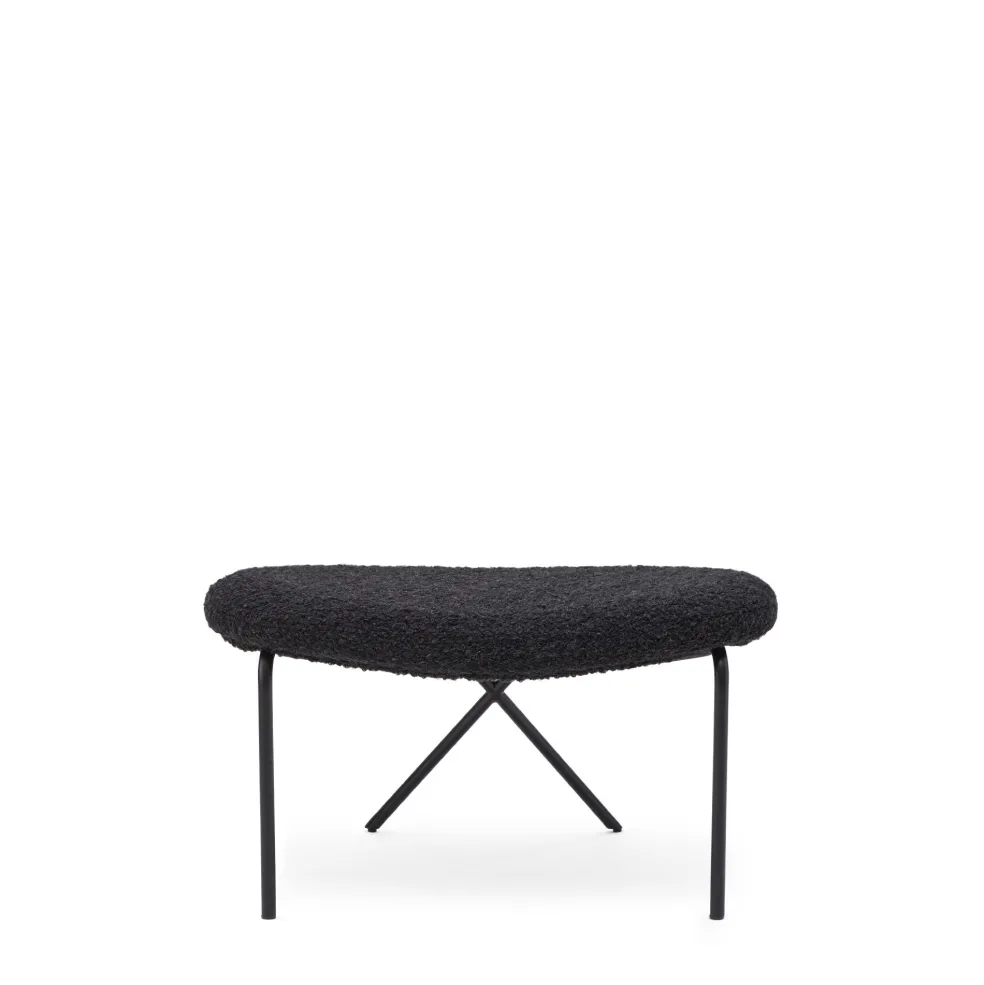 Cheap Cross Leg Ottoman Wilbur Alpaca Blend Ink Chairs, Stools & Benches