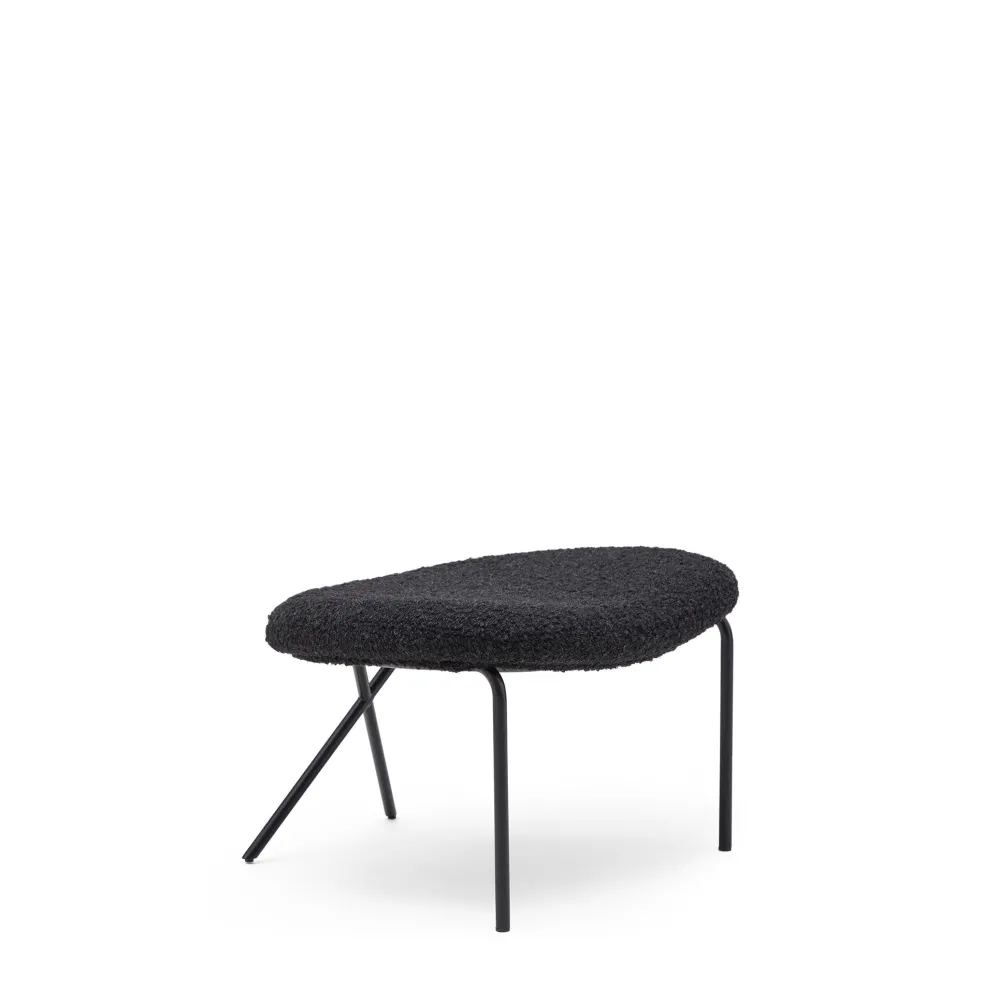 Cheap Cross Leg Ottoman Wilbur Alpaca Blend Ink Chairs, Stools & Benches