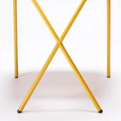 Clearance Cross Leg Side Chair - Gloss - Saffron Chairs, Stools & Benches