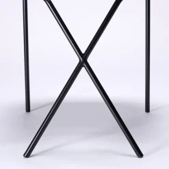 Sale Cross Leg Side Chair - Gloss - Black Chairs, Stools & Benches
