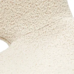 Clearance Cross Leg Side Chair Riso Boucle Snow In Stock | Chairs, Stools & Benches