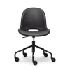 New Cross Leg Task Chair Prescott Leather Ink Chairs, Stools & Benches