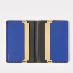 Store Cuero Double Card Holder Black, Sand & Blue Gifts Under £50