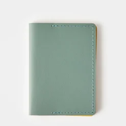 Discount Cuero Double Card Holder Eucalyptus, Mustard & Pink Gifts Under £50