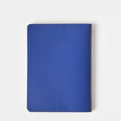 Outlet Cuero Double Card Holder Blue, Red & Petrol Gifts Under £50