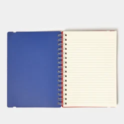 Clearance Cuero Two Tone A5 Notebook Blue & Red Gifts Under £50