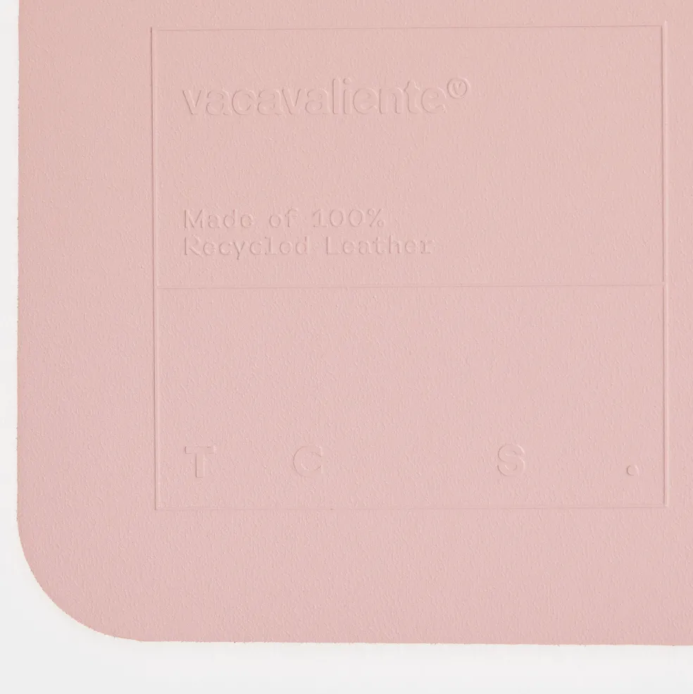 Outlet Cuero Two Tone Desk Mat Petrol & Pink Desk Accessories | Gifts Under £50