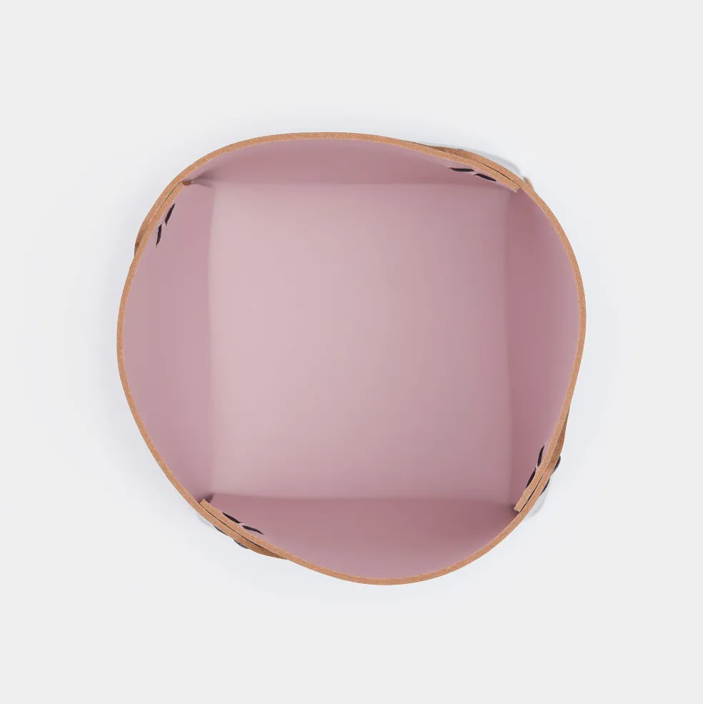 Online Cuero Two Tone Desk Tidy Petrol & Pink Desk Accessories | Gifts Under £50