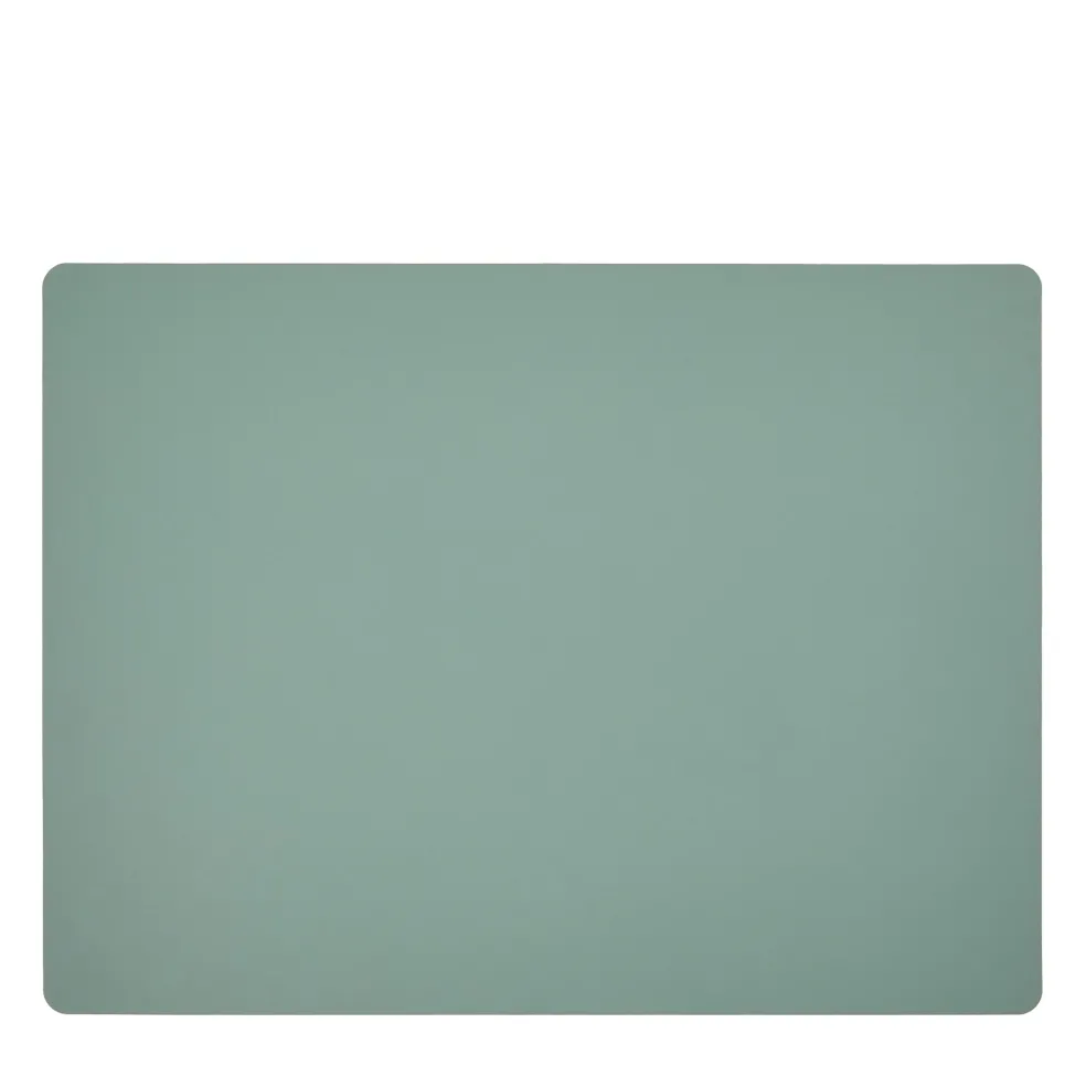 Clearance Cuero Two Tone Rectangular Leather Placemat 30 x 40cm Placemats & Coasters | Table Settings
