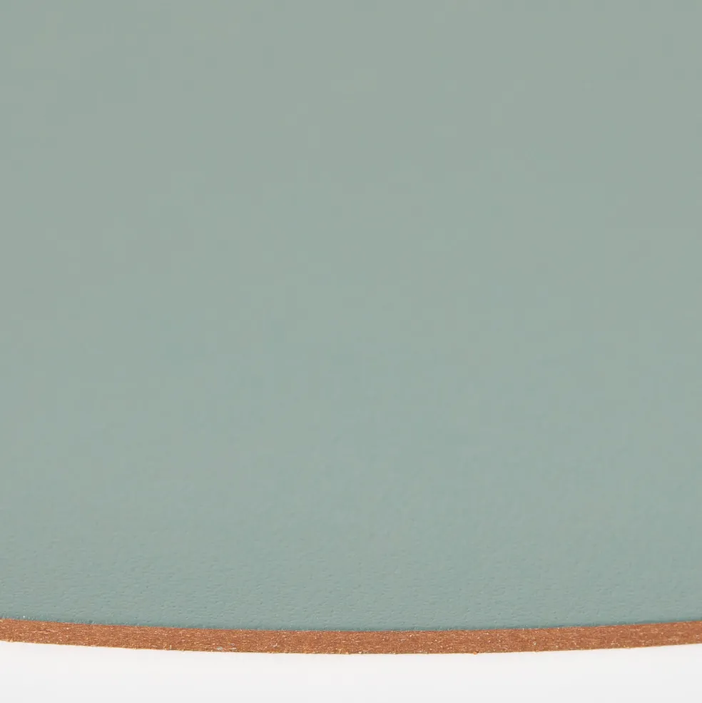 Fashion Cuero Two Tone Round Leather Placemat 36cm Placemats & Coasters | Table Settings