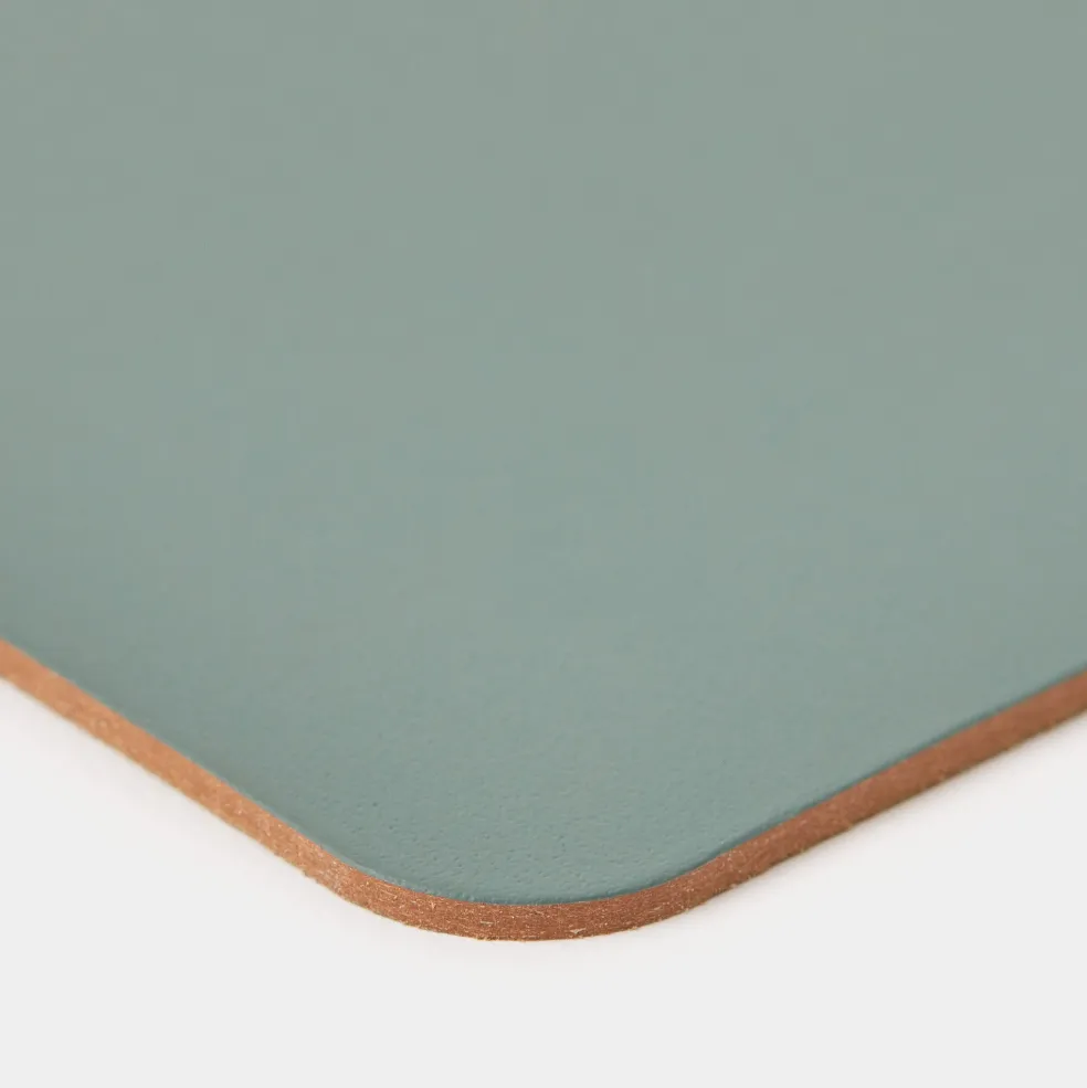 Discount Cuero Two Tone Square Leather Coaster 10 x 10cm Placemats & Coasters | Table Settings