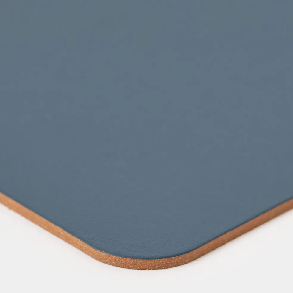 Discount Cuero Two Tone Square Leather Coaster 10 x 10cm Placemats & Coasters | Table Settings