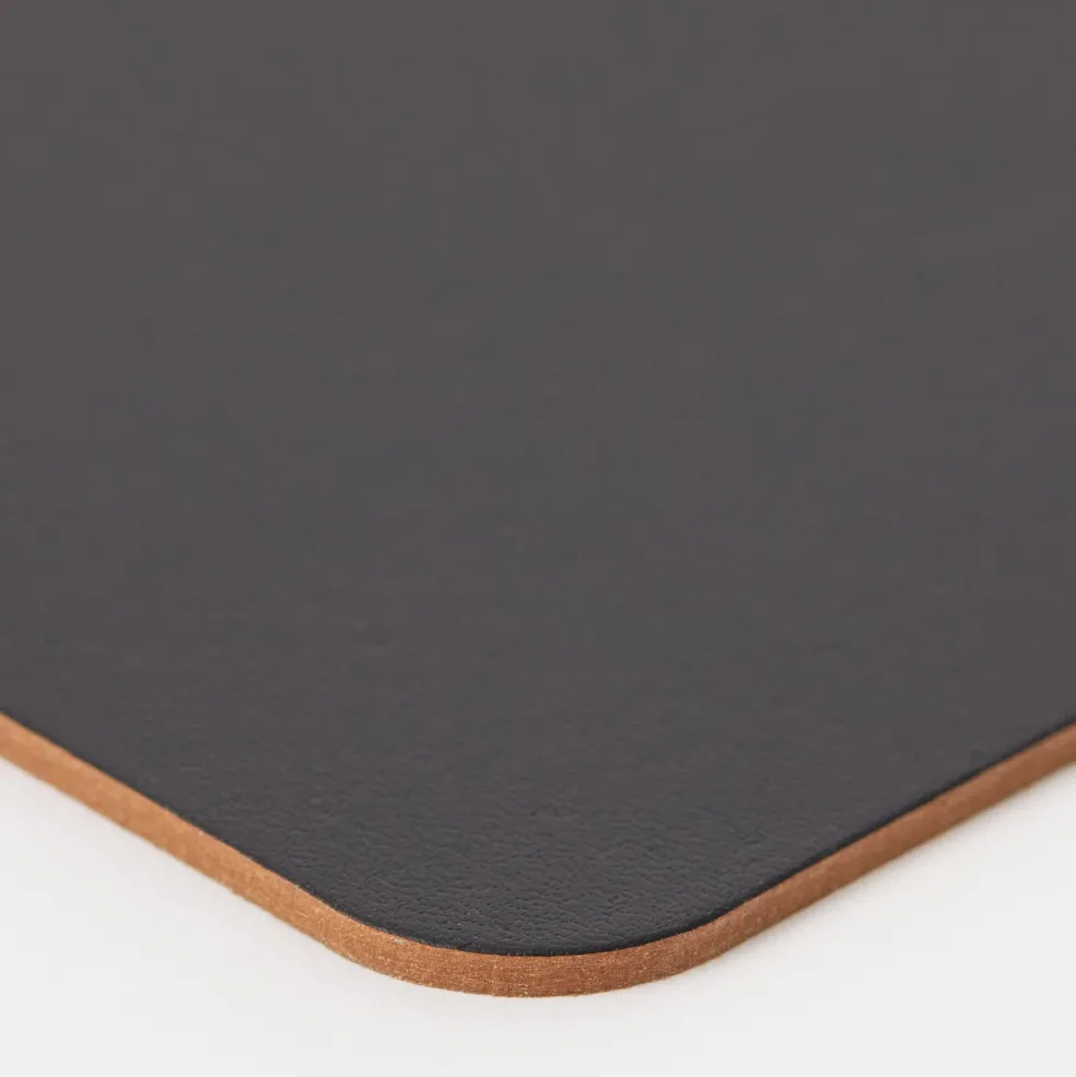 Discount Cuero Two Tone Square Leather Coaster 10 x 10cm Placemats & Coasters | Table Settings