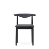Hot Delta Chair Black Leather & Black Stained Oak In Stock | Chairs, Stools & Benches