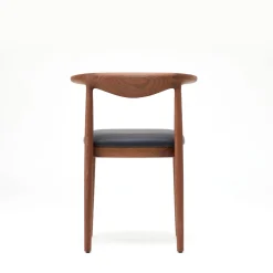 Fashion Delta Chair Black Leather & Walnut In Stock | Chairs, Stools & Benches