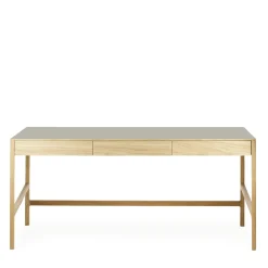 Best Sale Domus 3-Drawer Desk Oak In Stock | Desks