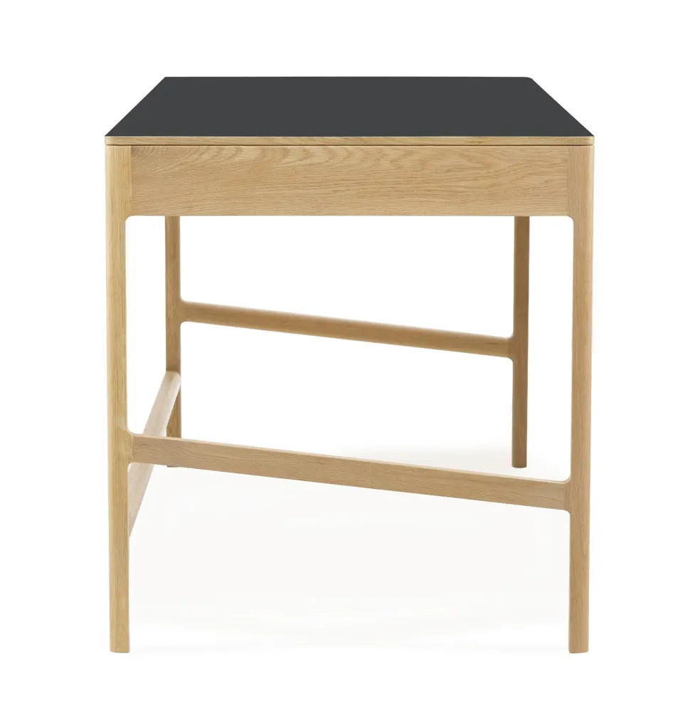 Best Sale Domus 3-Drawer Desk Oak In Stock | Desks