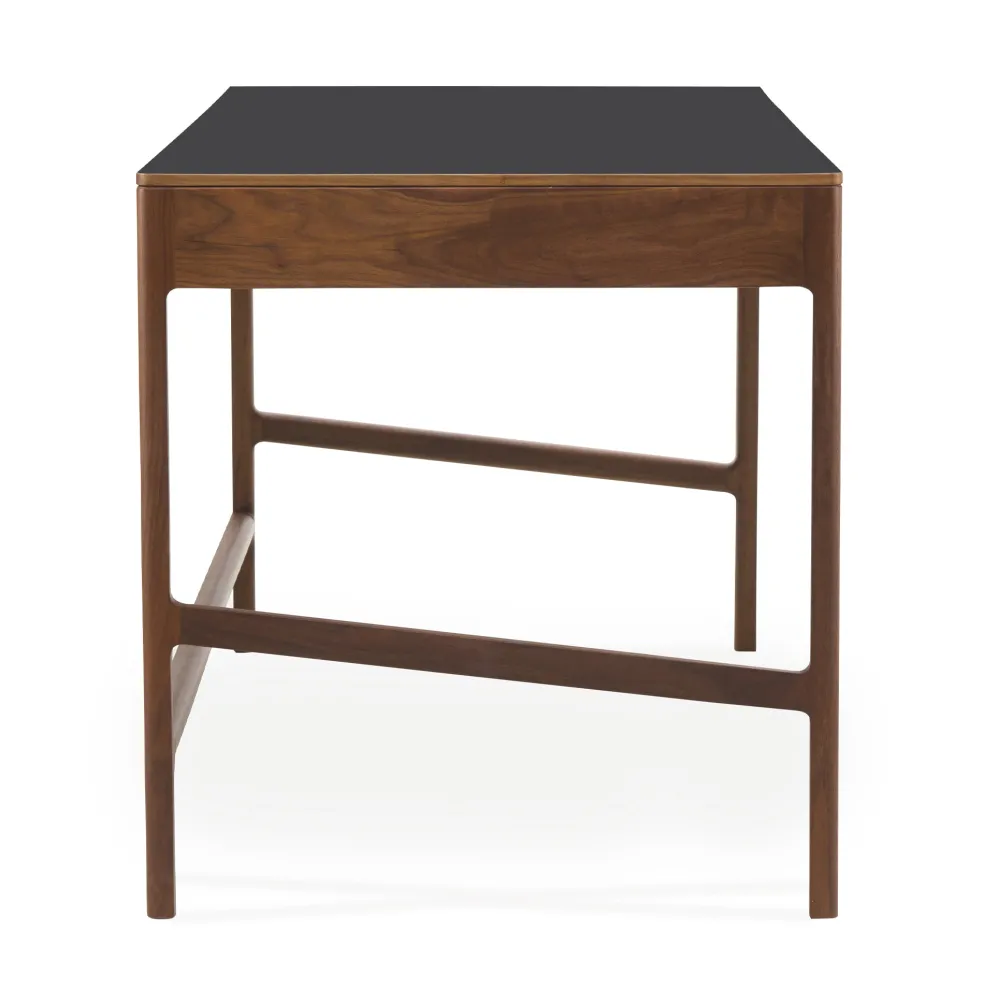 Cheap Domus 3-Drawer Desk Walnut In Stock | Desks