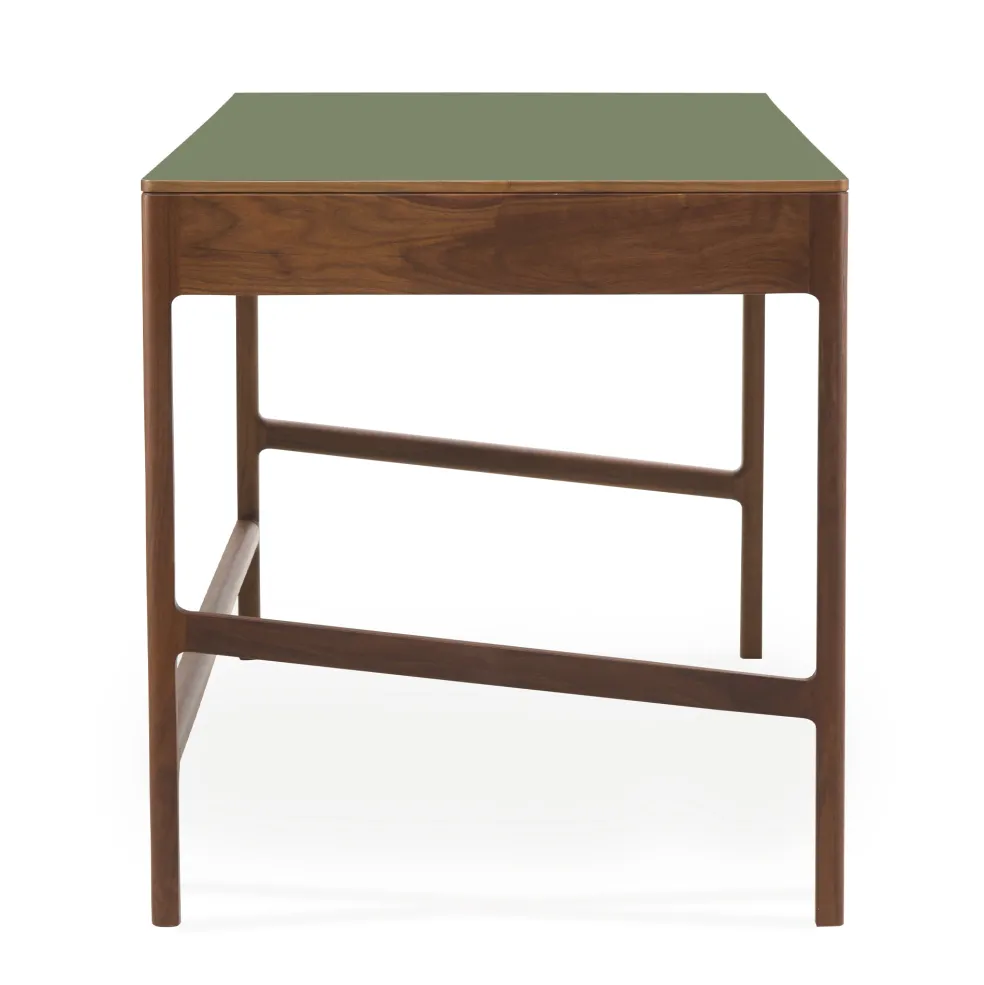 Cheap Domus 3-Drawer Desk Walnut In Stock | Desks