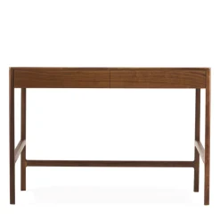 Hot Domus 2-Drawer Desk Walnut In Stock | Desks