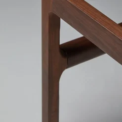 Hot Domus 2-Drawer Desk Walnut In Stock | Desks