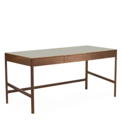 Cheap Domus 3-Drawer Desk Walnut In Stock | Desks