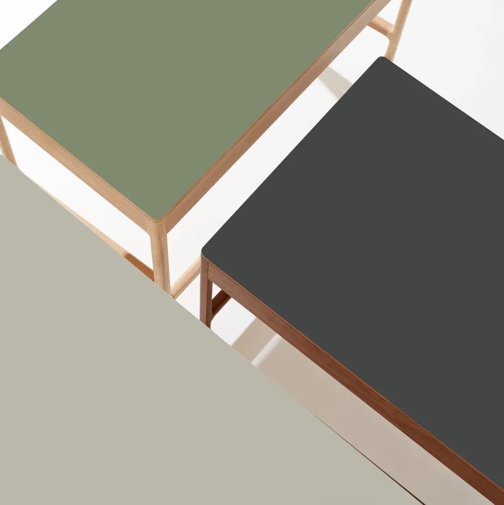 Hot Domus 2-Drawer Desk Walnut In Stock | Desks