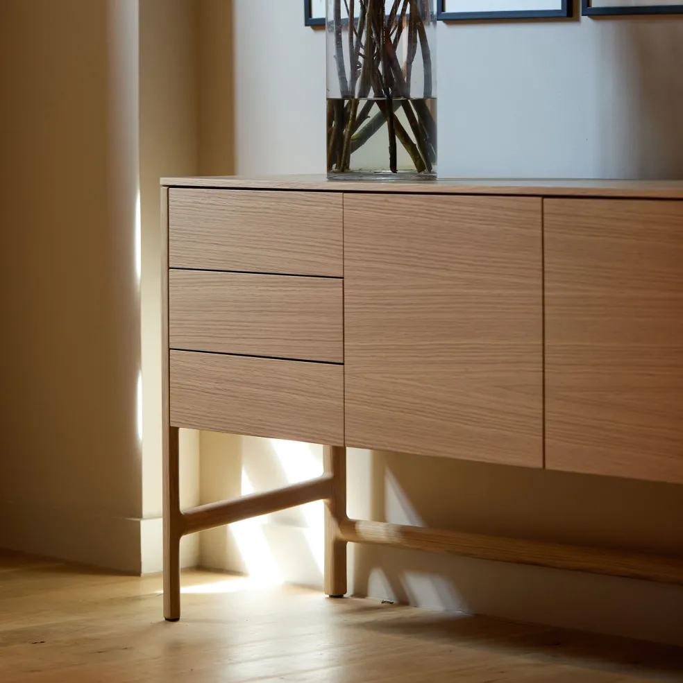 Sale Domus Sideboard 3 Door Oak In Stock | Storage