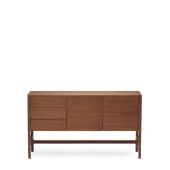 Fashion Domus Sideboard 2 Door Walnut Storage