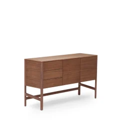 Fashion Domus Sideboard 2 Door Walnut Storage