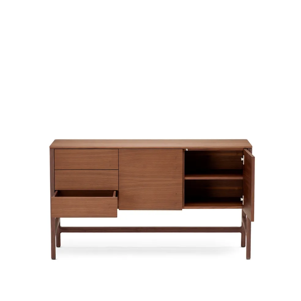 Fashion Domus Sideboard 2 Door Walnut Storage