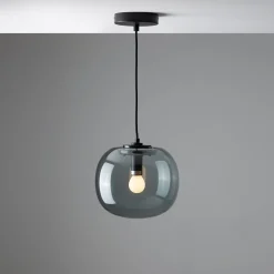 Shop Flo Pendant Light Small Smoked Grey Glass Lighting | Get It In Time For Christmas