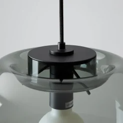 Clearance Flo Pendant Light Smoked Grey Glass Lighting | Get It In Time For Christmas