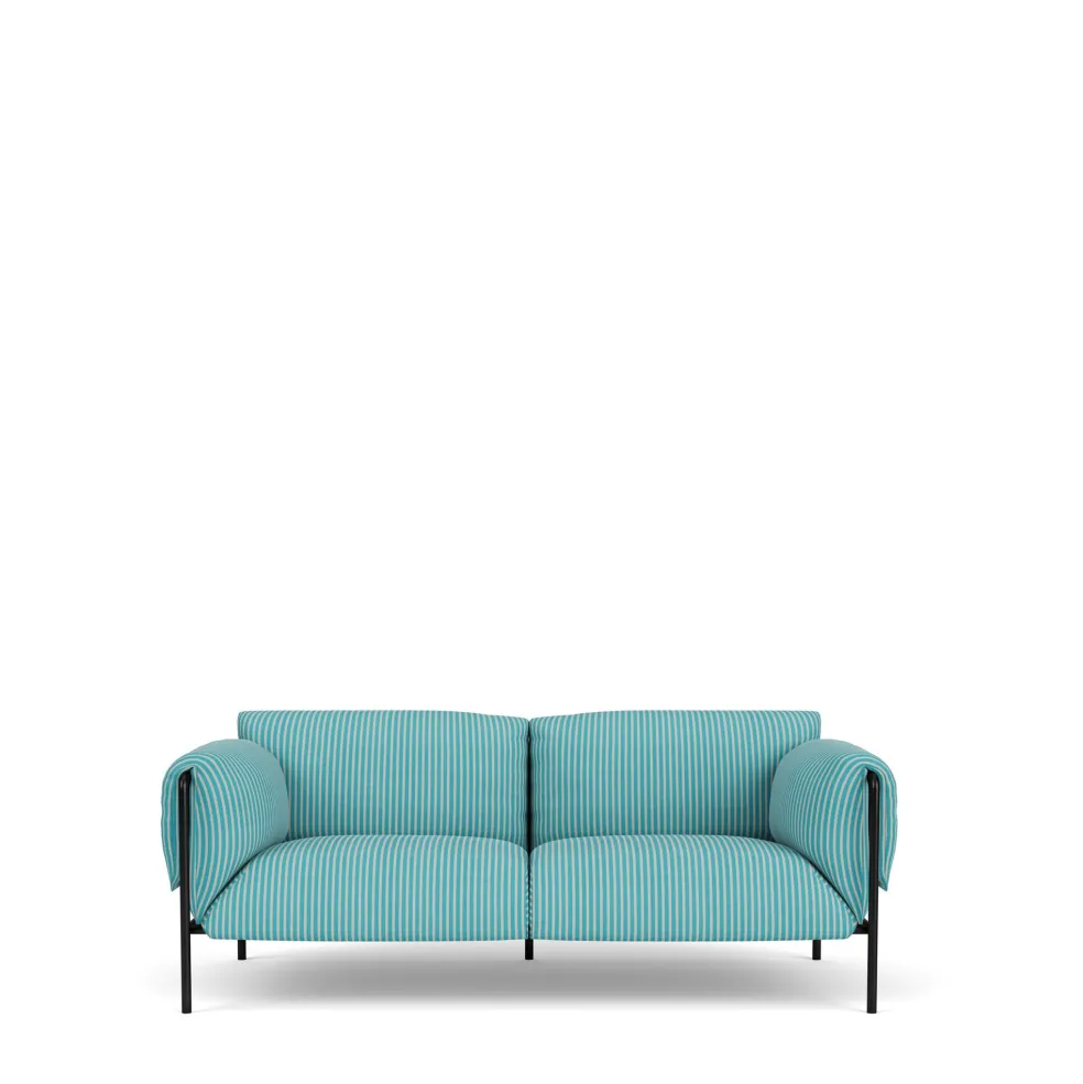 Fashion Fold Outdoor 2-Seater Sofa With Arms Fold Outdoor