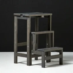 Cheap Folding Step Stool Grey Utility