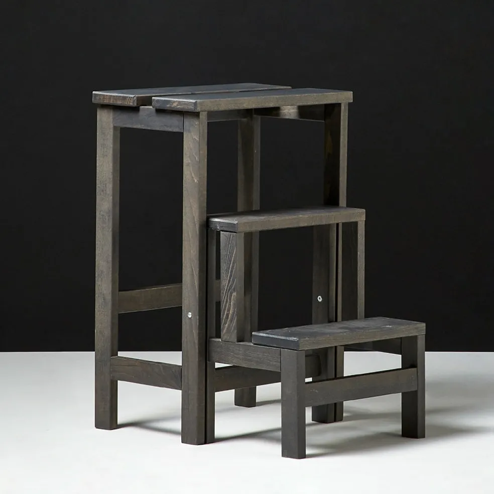 Cheap Folding Step Stool Grey Utility